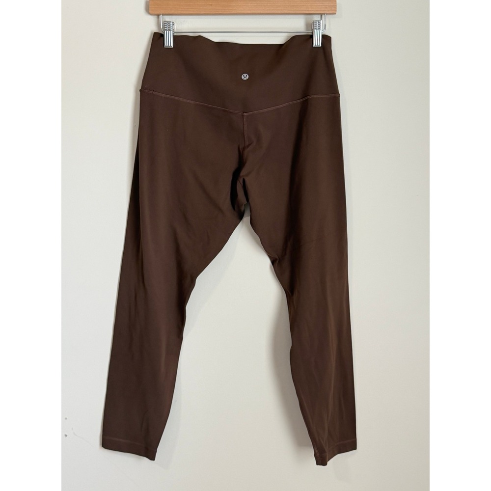 Lululemon Align High-Rise Pant Women Size 12 Java Brown Nulu 25" Leggings - Picture 5 of 8